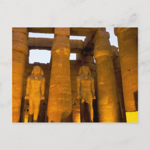 Ägypten, Luxor. Karnack Temple. Postkarte