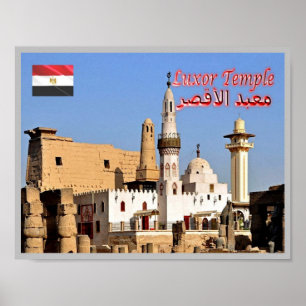 Ägypten - Luxor Temple - Abu El - Poster