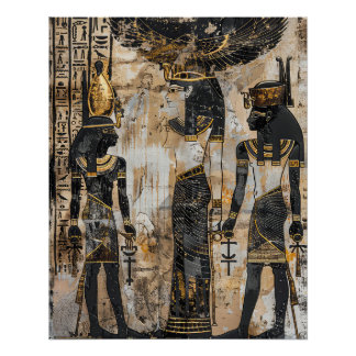 Ägypten Pharaoh Lady Queen Poster