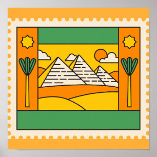 Ägypten Pyramiden Poster