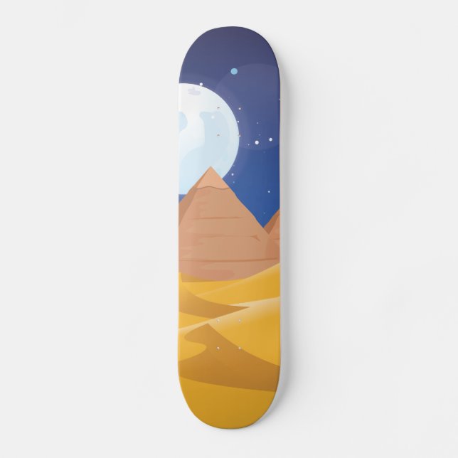 Ägypten Pyramiden Skateboard (Vorderseite)