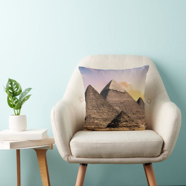 Ägypten Pyramiden Sphinx Khufu Foto Souvenir Wüste Kissen (Stuhl )