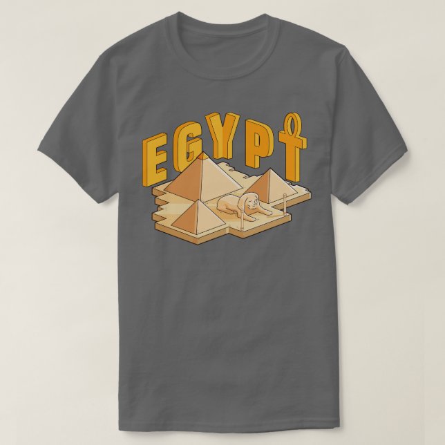 Ägypten Pyramiden T-Shirt (Design vorne)