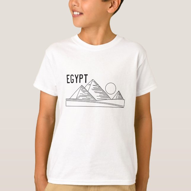 Ägypten Pyramiden T-Shirt (Vorderseite)