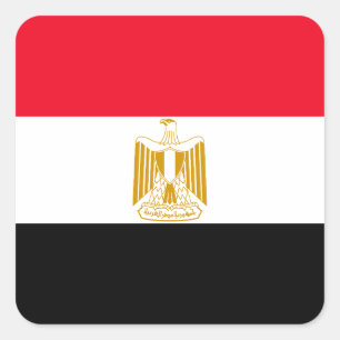 Ägypten Quadratischer Aufkleber