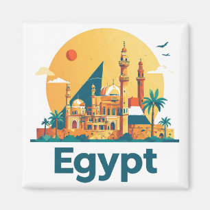 Ägypten-Reiseandenken für neugierige Globetrotter Magnet