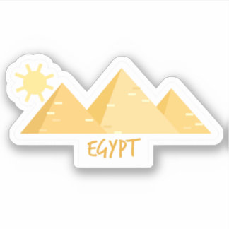 Ägypten Reisen Vinyl Sticker