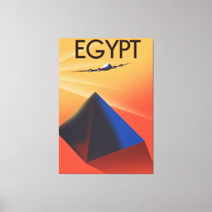 Ägypten-Reiseplakat im Vintage-Stil Leinwanddruck