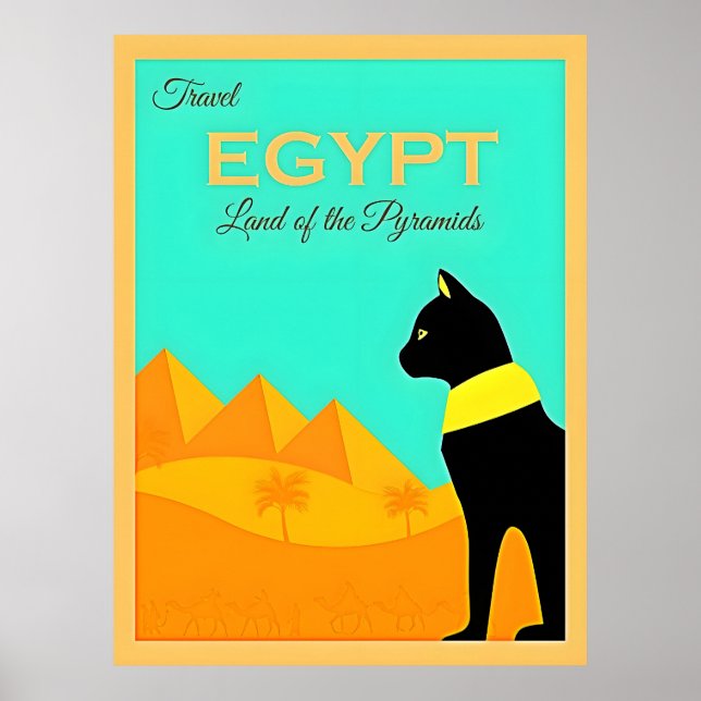 Ägypten Reiseplakat Poster (Vorne)
