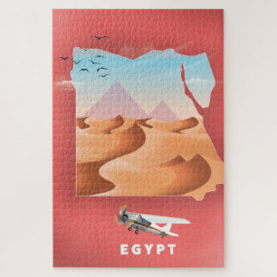 Ägypten Reiseplakat Puzzle
