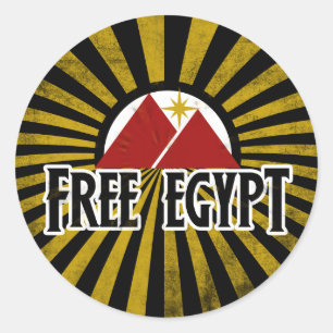 Ägypten Runder Aufkleber