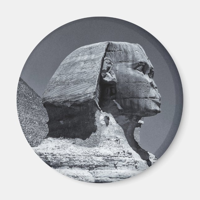 Ägypten, Sphinx, antikes Kairo (Magnet) Magnet (Vorne)