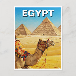 Ägypten Sphinx Pyramiden von Gizeh Camel Postkarte