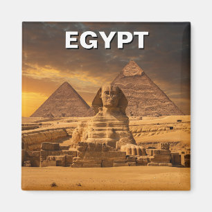 Ägypten Sphinx Pyramiden von Gizeh Magnet