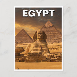Ägypten Sphinx Pyramiden von Gizeh Postkarte