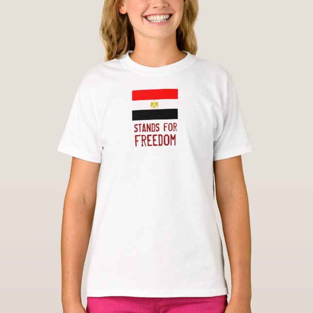 ÄGYPTEN: steht für Freiheit T-Shirt (Vorderseite)