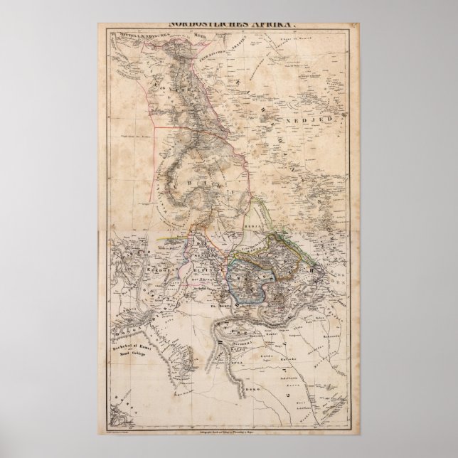 Ägypten, Sudan, Afrika Poster (Vorne)