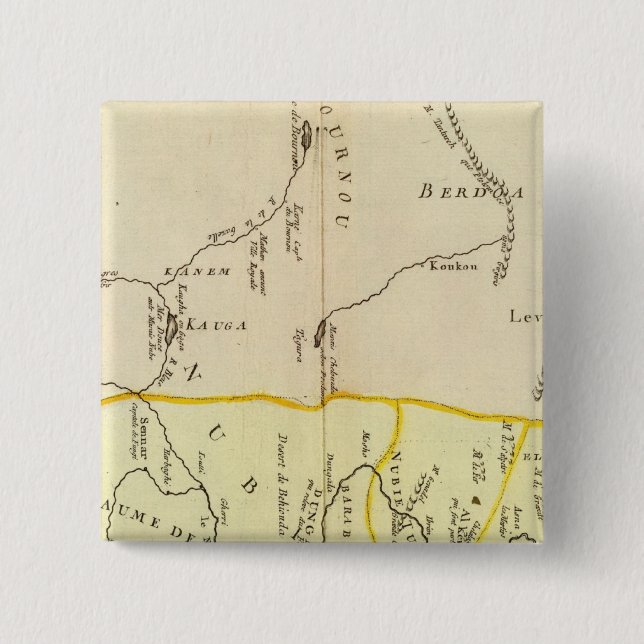 Ägypten, Sudan Button (Vorderseite)