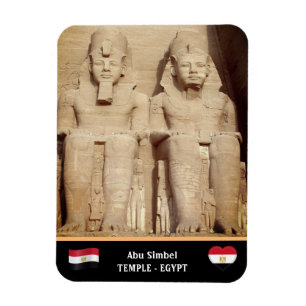 Ägypten - Tempel der alten Pharaonen und Abu Simb Magnet