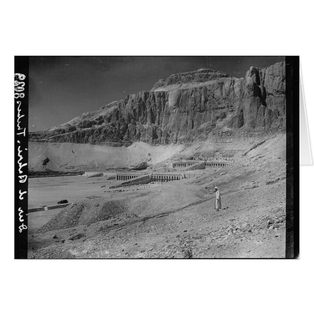 Ägypten. Tempel von Deir El Bahre um 1936 (Vorderseite (Horizontal))