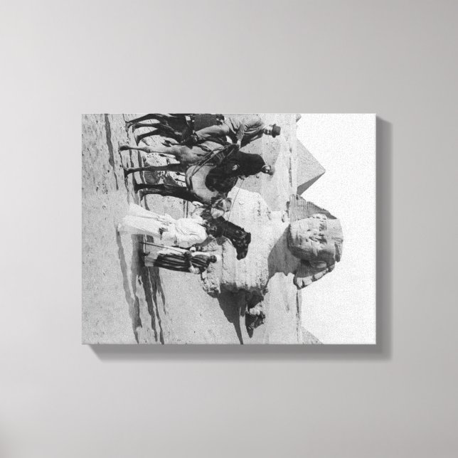 Ägypten Touristen reisen den Nil, Sphix Leinwanddruck (Vorderseite)