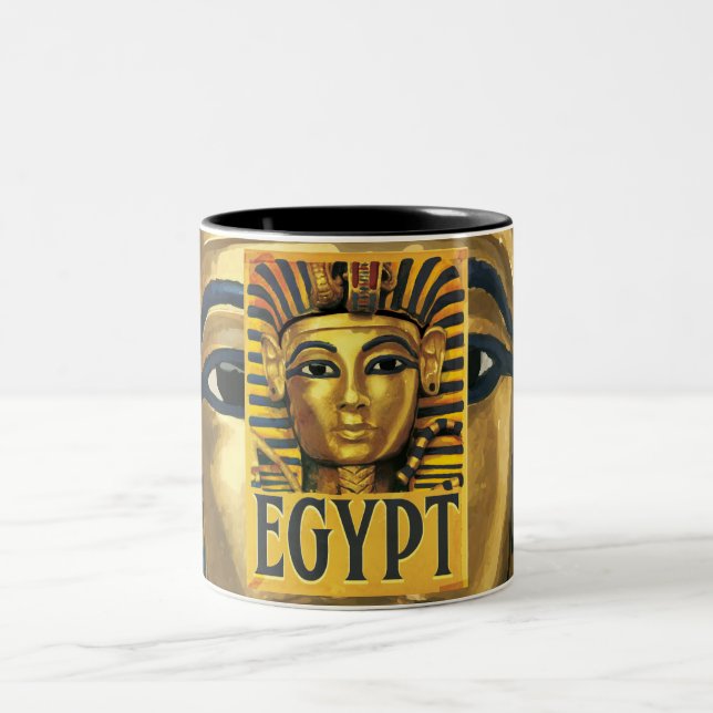 Ägypten - Tutankhamun Zweifarbige Tasse (Mittel)