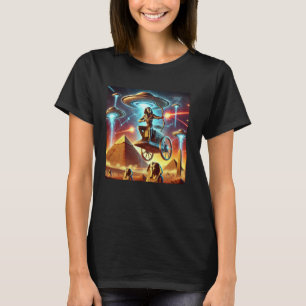Ägypten UFO-Pyramiden verwandeln sich in Laser-Tür T-Shirt