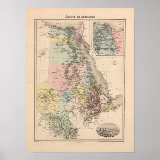 Ägypten und Abessinien Poster (Vorne)