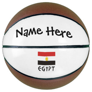 Ägypten und ägyptische Flagge Personalisiert Basketball