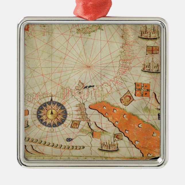 Ägypten und das Rote Meer Ornament Aus Metall (Vorne)