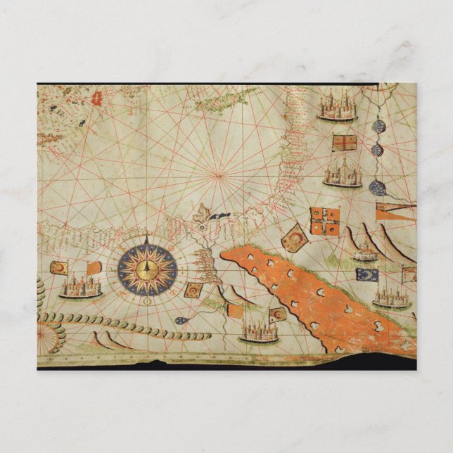 Ägypten und das Rote Meer Postkarte (Vorderseite)