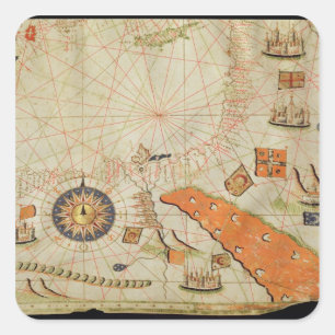 Ägypten und das Rote Meer Quadratischer Aufkleber