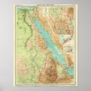 Ägypten und der Nil Poster