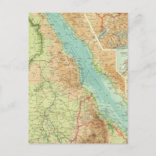 Ägypten und der Nil Postkarte