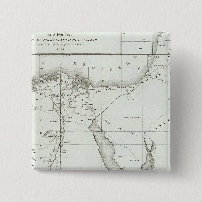 Ägypten und Palästina Button (Vorderseite)