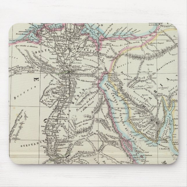 Ägypten und Saudi-Arabien Mousepad (Vorne)