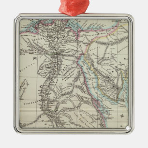 Ägypten und Saudi-Arabien Silbernes Ornament