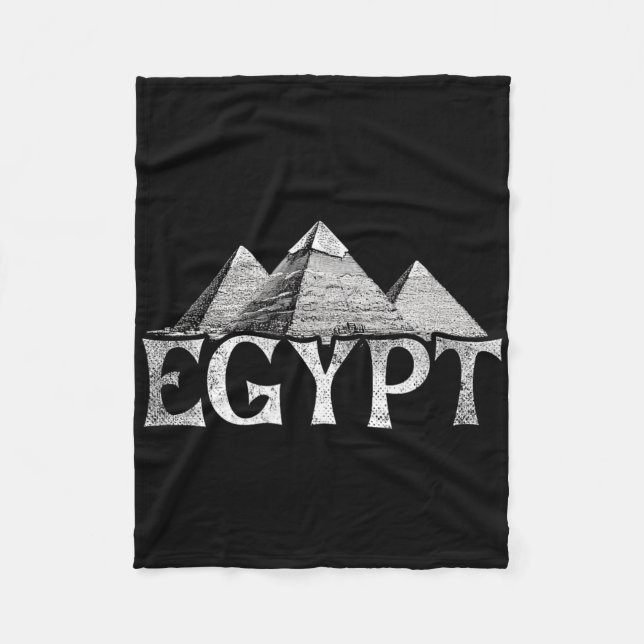 Ägypten Urlaub Reise Pyramiden  Fleecedecke (Vorderseite)