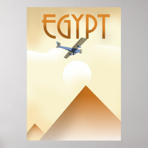 Ägypten Vintage Flugposter Poster