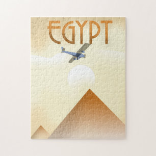 Ägypten Vintage Flugposter Puzzle
