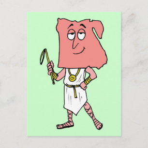 Ägypten Vintage Reise Souvenir Karikatur Postkarte