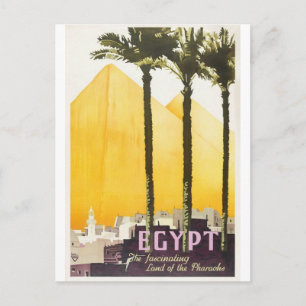 Ägypten Vintage-Reisepostkarte Postkarte