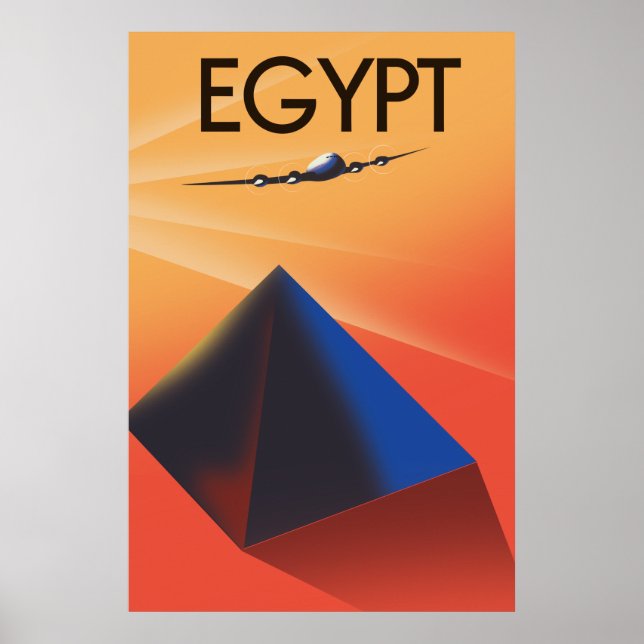 Ägypten Vintages Reiseplakat Poster (Vorne)