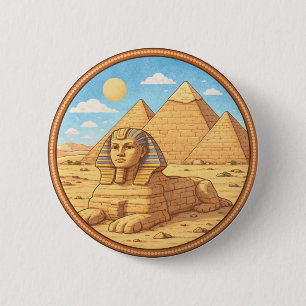 Ägyptens Sphinx Button