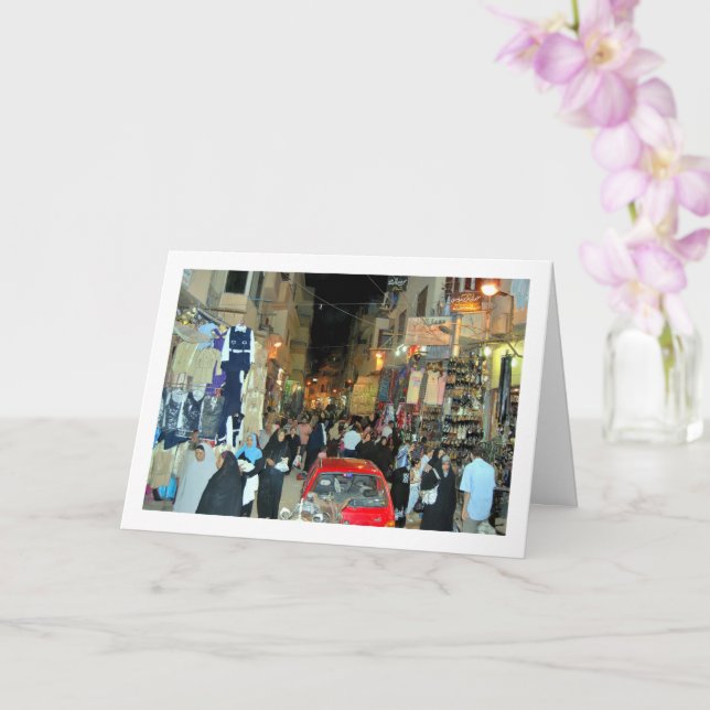 Ägypter auf dem Luxor-Markt Karte (Orchidee)