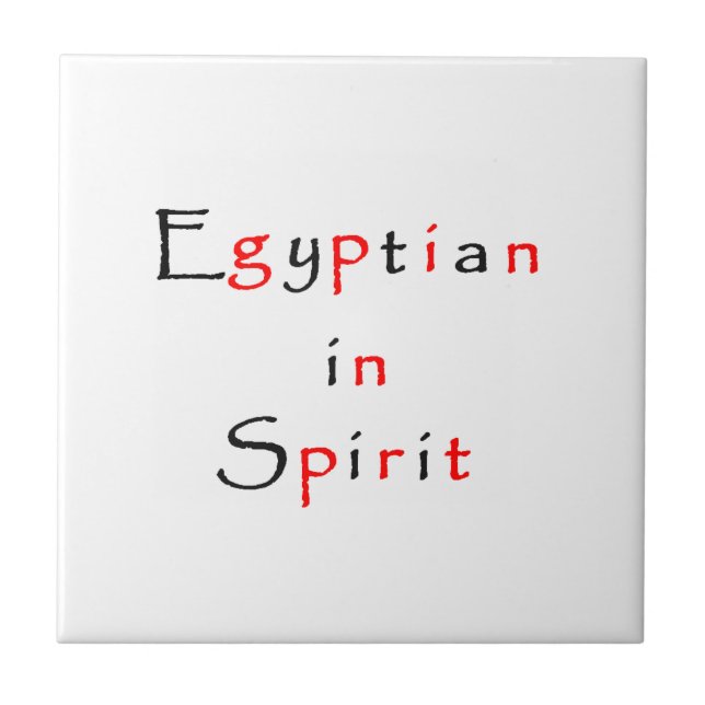Ägypter in Spirituosen Fliese (Vorderseite)