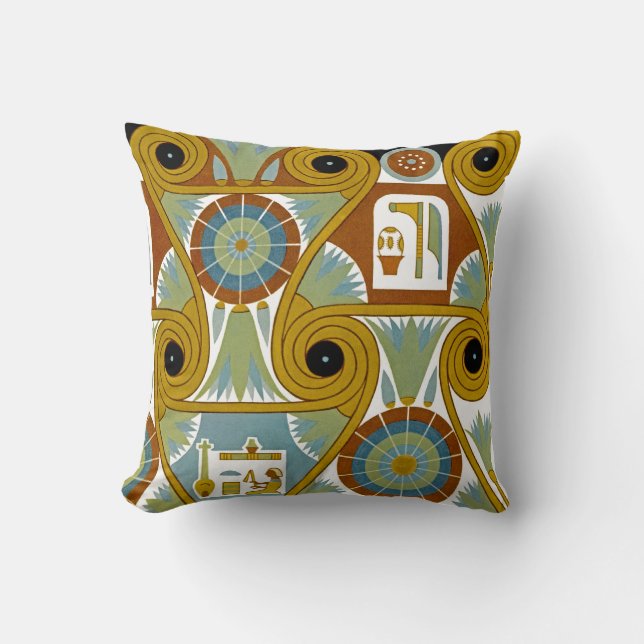 Ägypter Ornamnet #1 bei Emporio Moffa Kissen (Vorderseite)