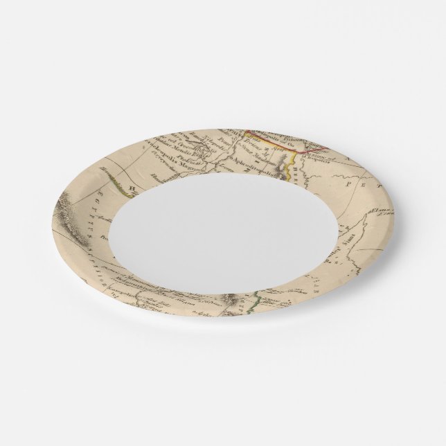 Ägypter Pappteller (Schrägansicht)