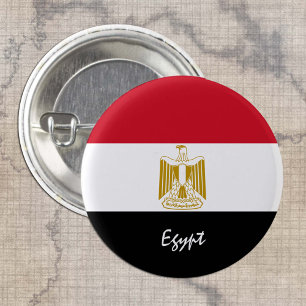 Ägypter-Taste, patriotische ägyptische Flaggenmode Button