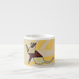 Ägyptisch-Ähnliches Katzensitzen, Espressotasse